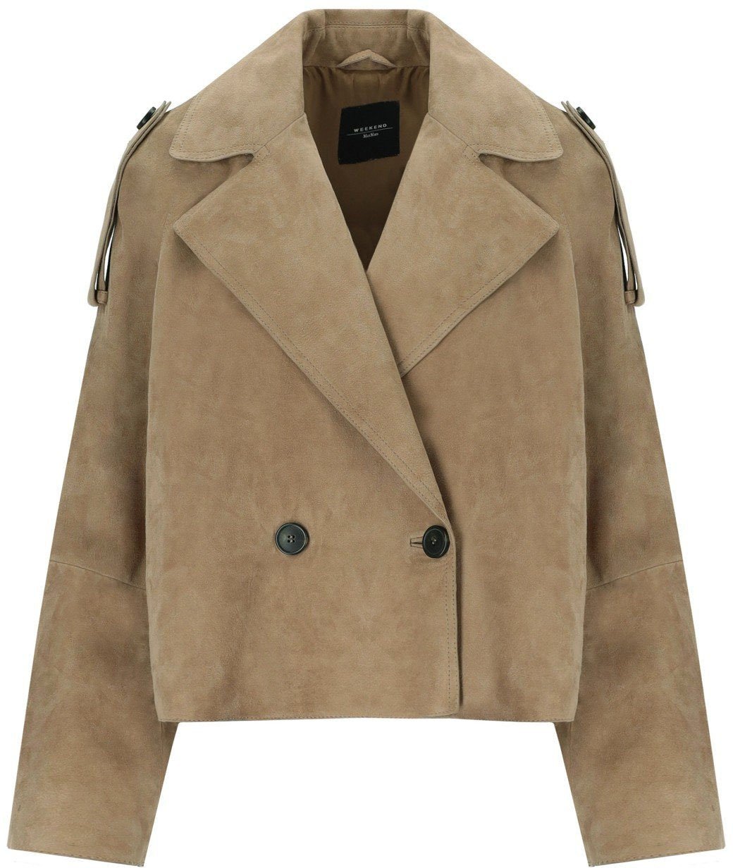 Max Mara MAX MARA WEEKEND MAGA CROPPED TRENCH Beige