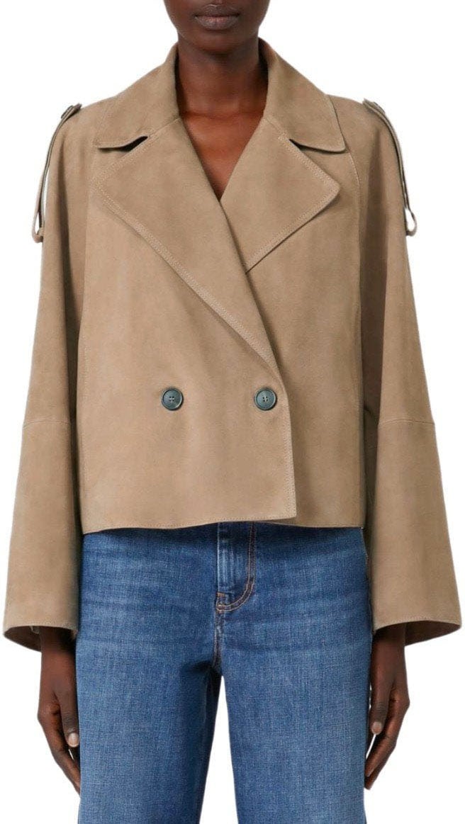 Max Mara MAX MARA WEEKEND MAGA CROPPED TRENCH Beige