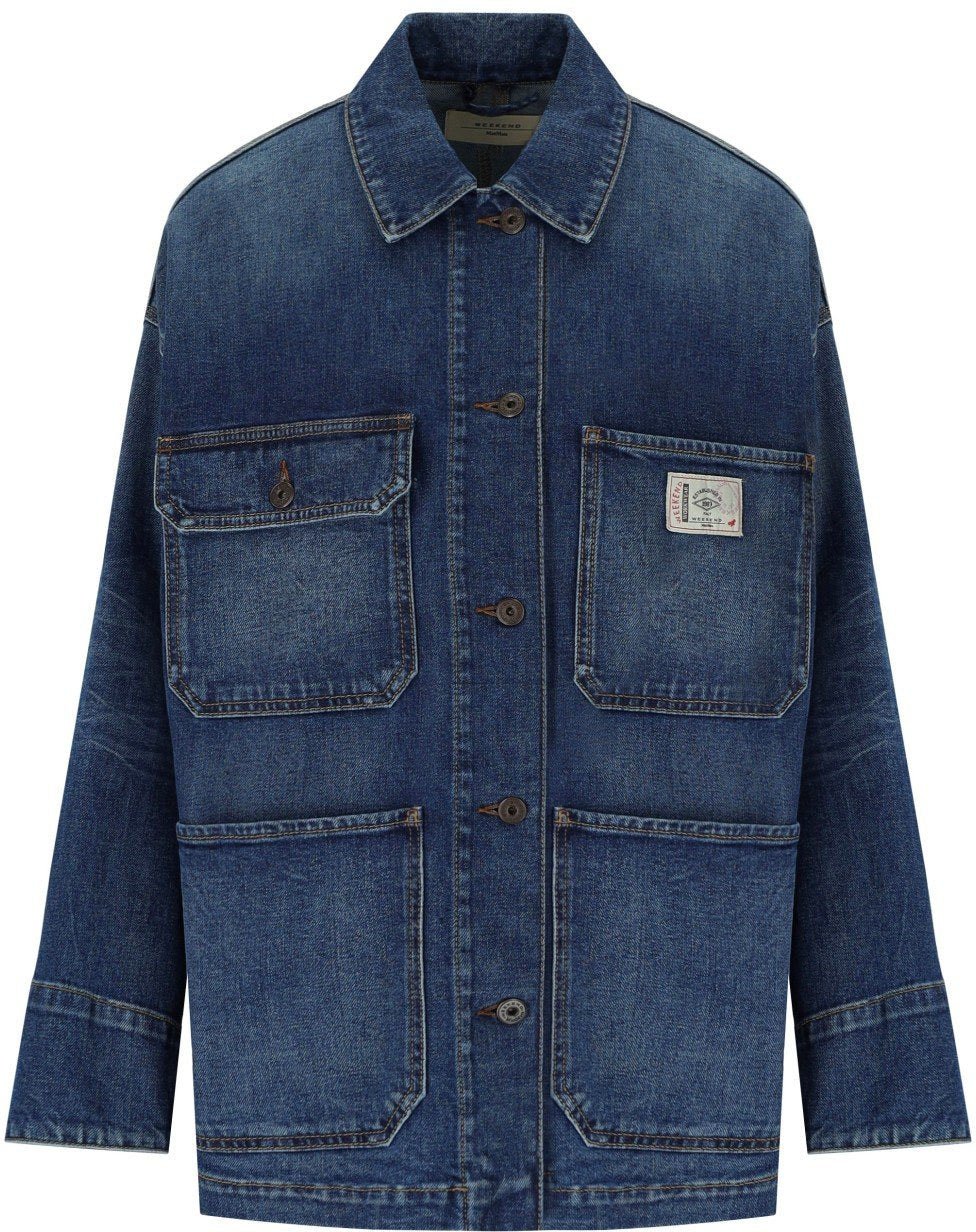 Max Mara MAX MARA WEEKEND ALIGI DENIM JACKET Blauw