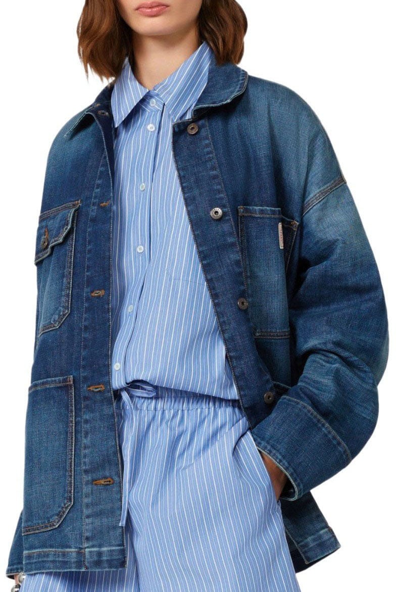 Max Mara MAX MARA WEEKEND ALIGI DENIM JACKET Blauw