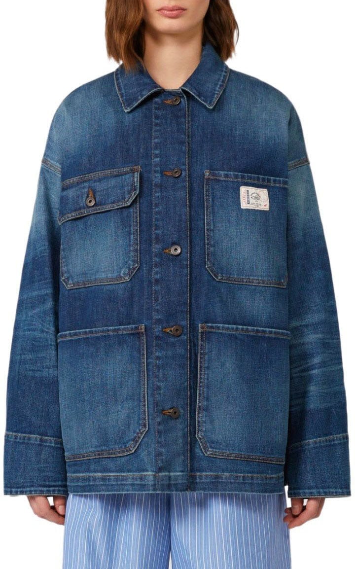 Max Mara MAX MARA WEEKEND ALIGI DENIM JACKET Blauw