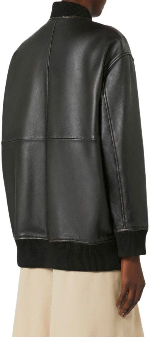 Max Mara MAX MARA WEEKEND TATTICO BOMBER JACKET Zwart