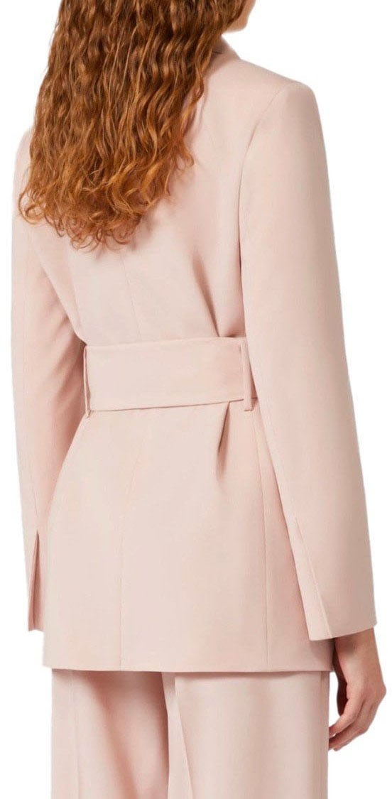Max Mara MAX MARA WEEKEND TESO BELTED BLAZER Roze