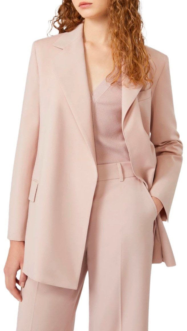 Max Mara MAX MARA WEEKEND TESO BELTED BLAZER Roze
