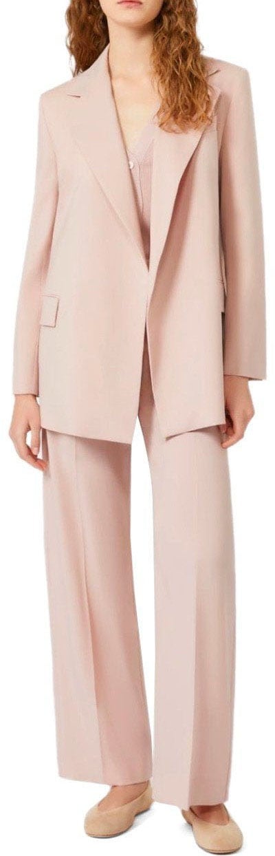 Max Mara MAX MARA WEEKEND TESO BELTED BLAZER Roze