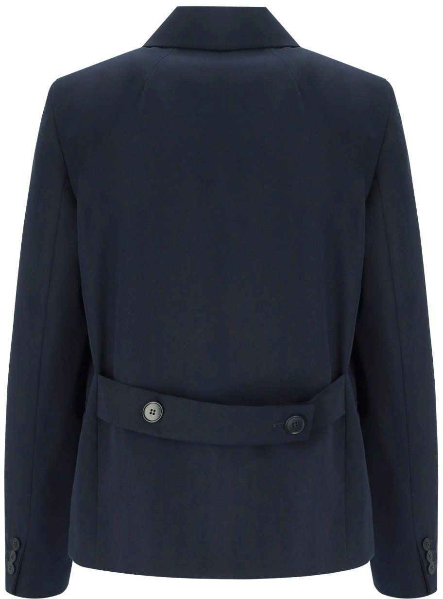 Max Mara MAX MARA WEEKEND TAPPETO DOUBLE-BREASTED BLAZER Blauw