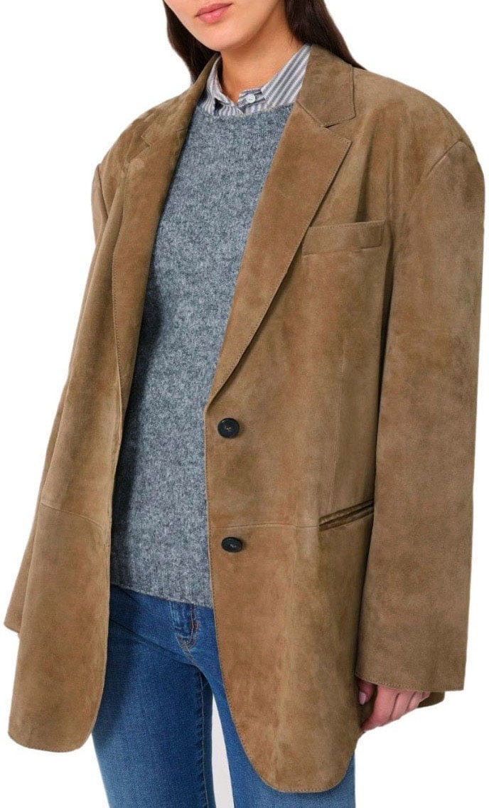Max Mara MAX MARA WEEKEND ROLANDA SINGLE-BREASTED BLAZER Beige