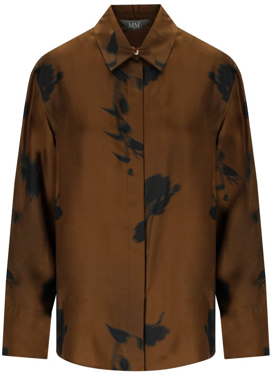 Max Mara MM MAX MARA ERACLEA BRONZE SHIRT Bruin
