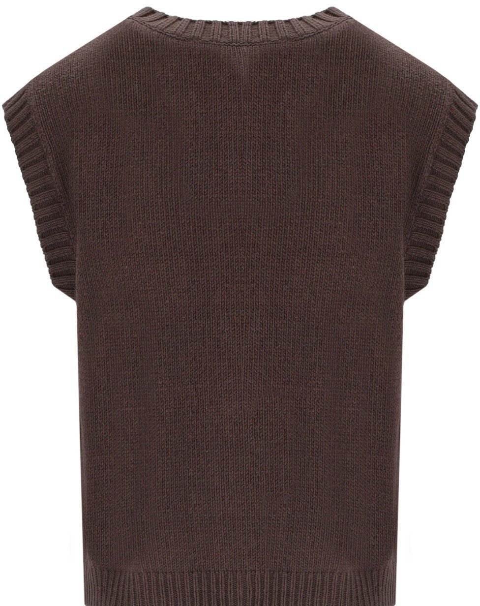 Max Mara MAX MARA WEEKEND CAPRARA KNITTED VEST Bruin