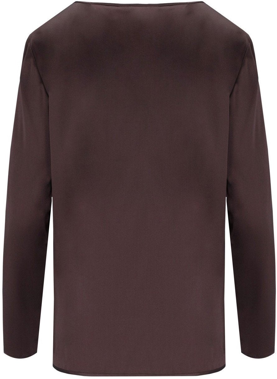 Max Mara MM MAX MARA MOLDAVA BORGOGNA BLOUSE Rood