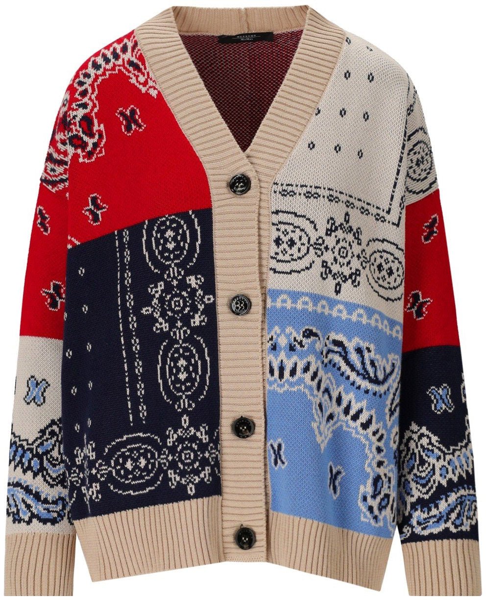 Max Mara MAX MARA WEEKEND BAOBAB MULTICOLOR CARDIGAN Divers