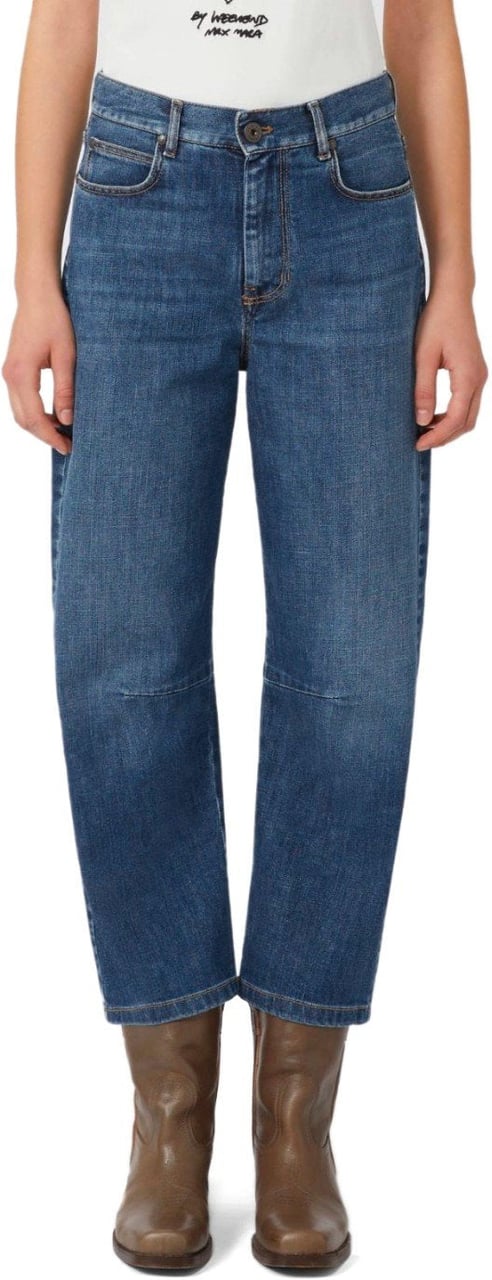 Max Mara MAX MARA WEEKEND CAPRILE BARREL JEANS Blauw