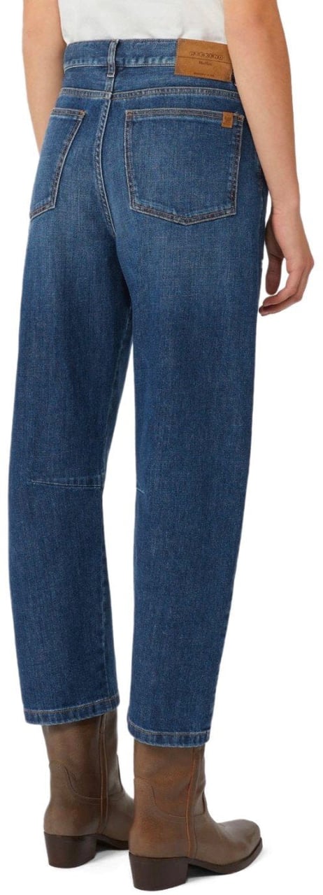 Max Mara MAX MARA WEEKEND CAPRILE BARREL JEANS Blauw