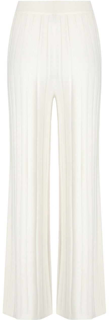 Max Mara MM MAX MARA TEMA KNITTED PANTS Wit