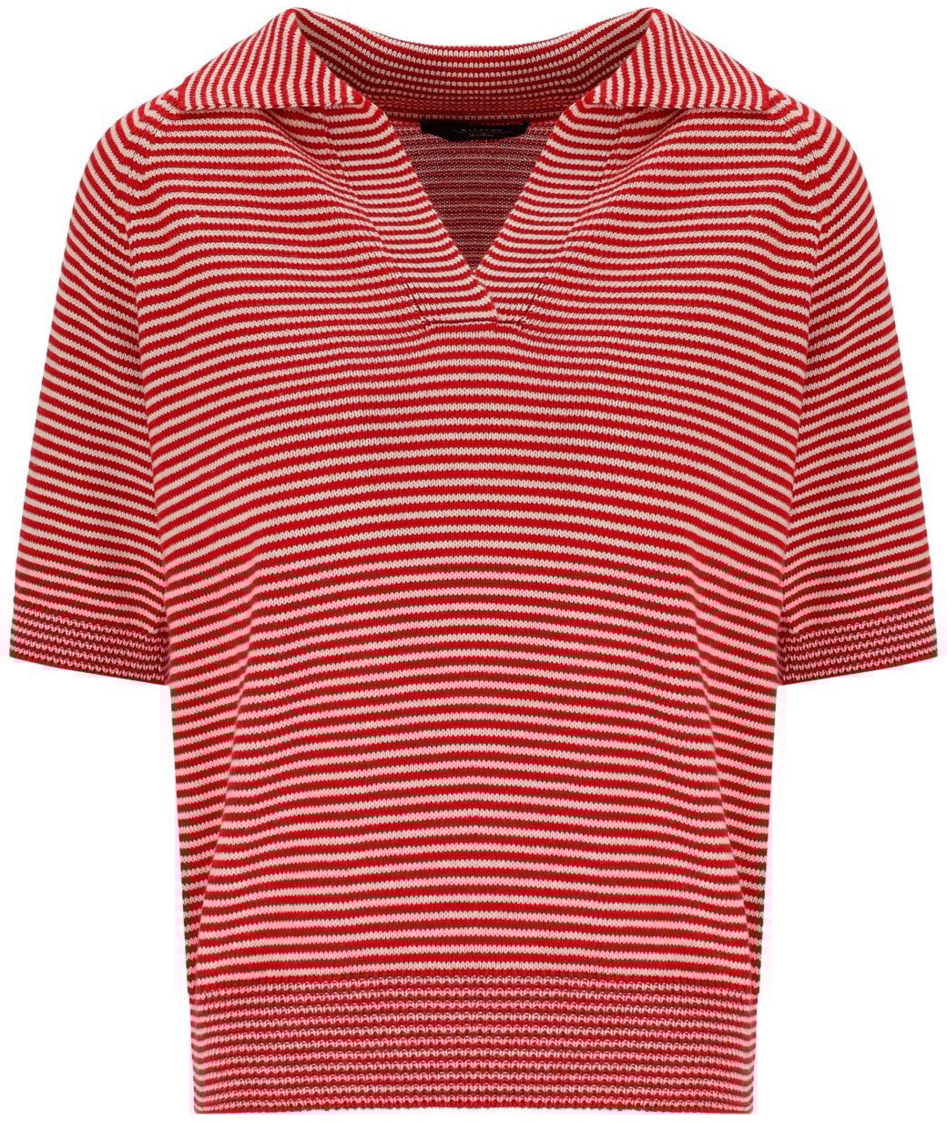 Max Mara MAX MARA WEEKEND JUNIOR RED POLOSHIRT Divers