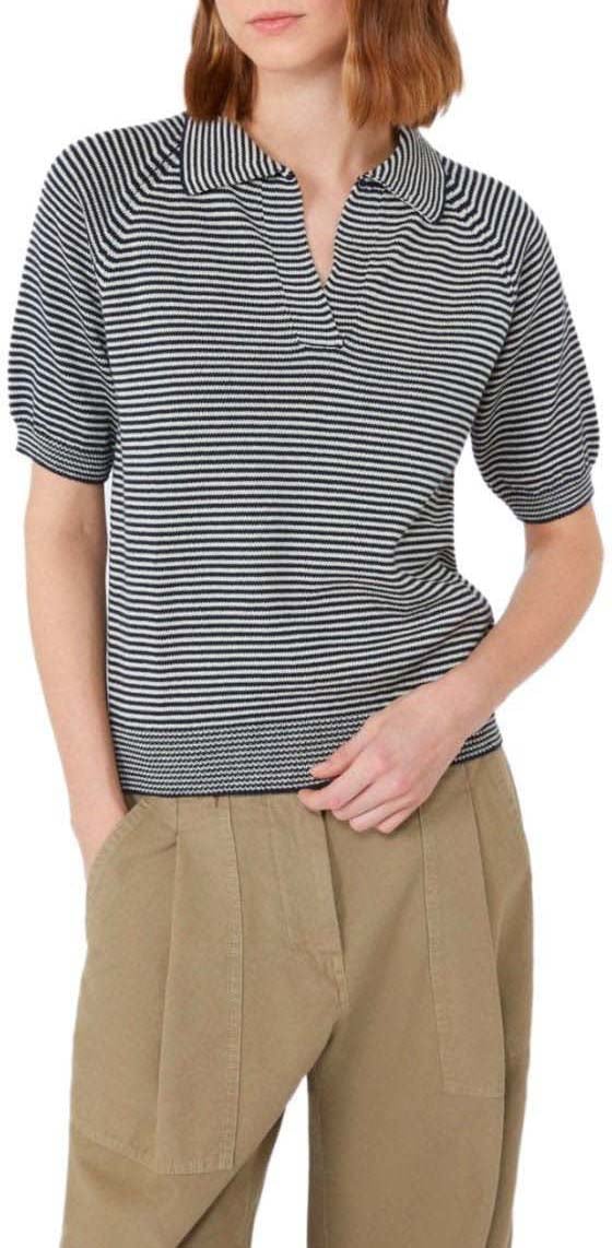 Max Mara MAX MARA WEEKEND JUNIOR BLUE POLOSHIRT Divers