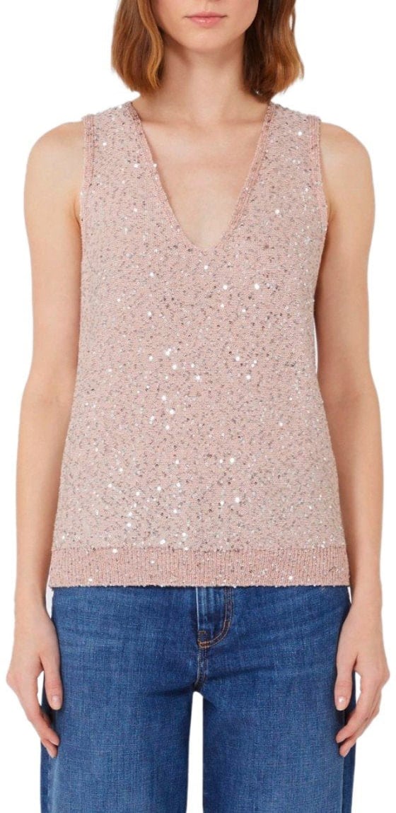 Max Mara MAX MARA WEEKEND ACAICI ROZE TOP Roze