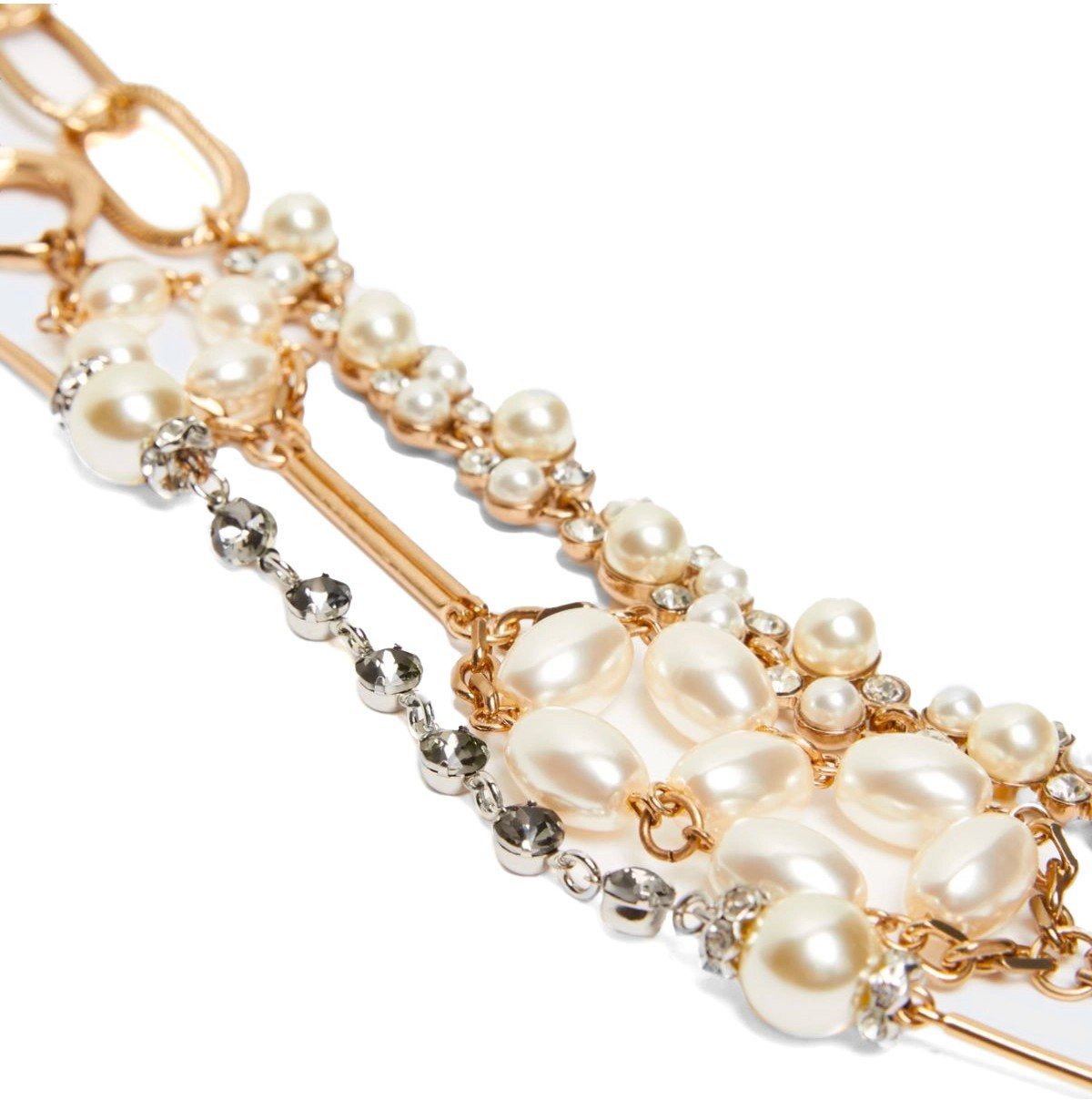 Max Mara MAX MARA WEEKEND JABOT NECKLACE Wit