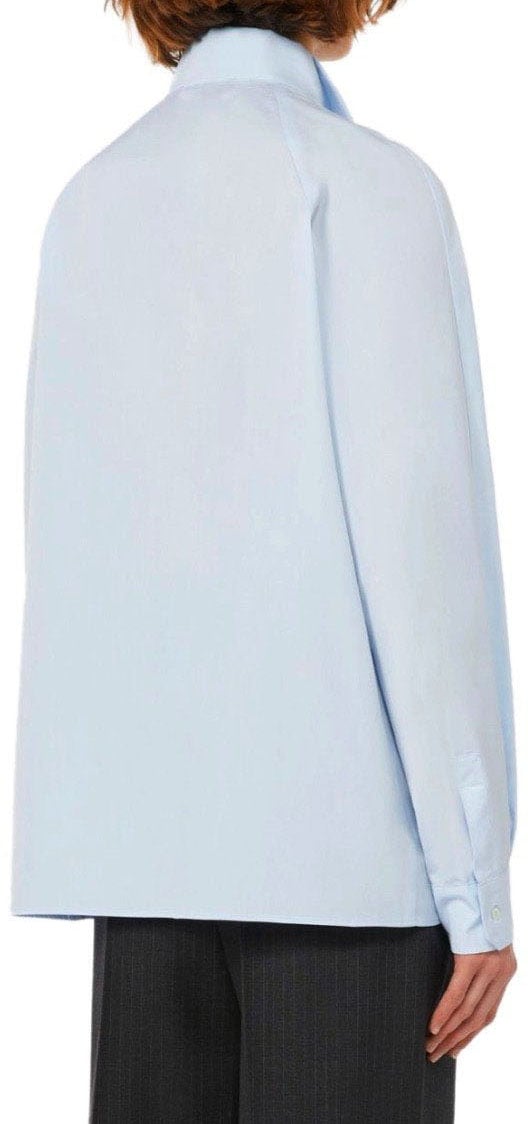 Max Mara MAX MARA WEEKEND ACANTO LIGHT BLUE SHIRT Lichtblauw