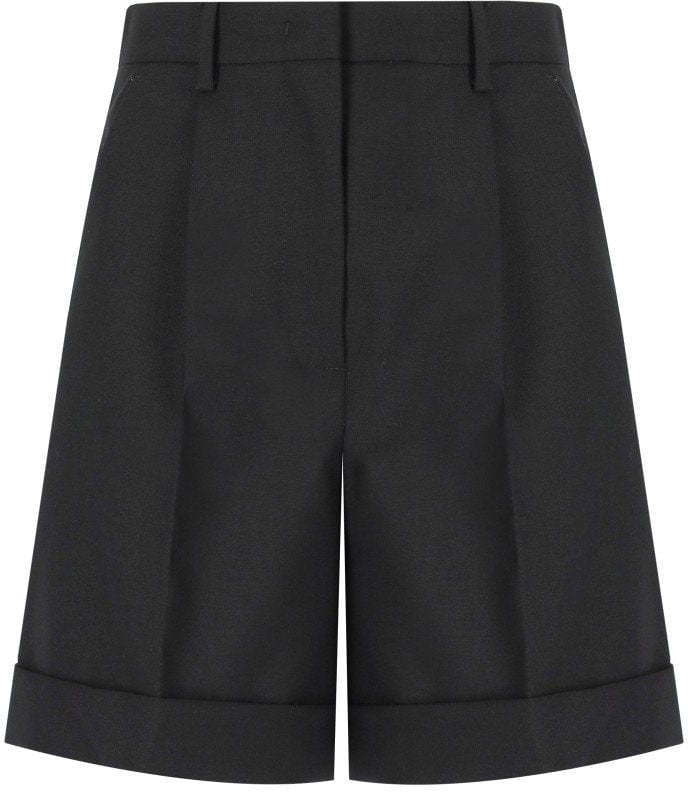 Max Mara MAX MARA WEEKEND BUSSOLA1234 BERMUDA SHORTS Zwart