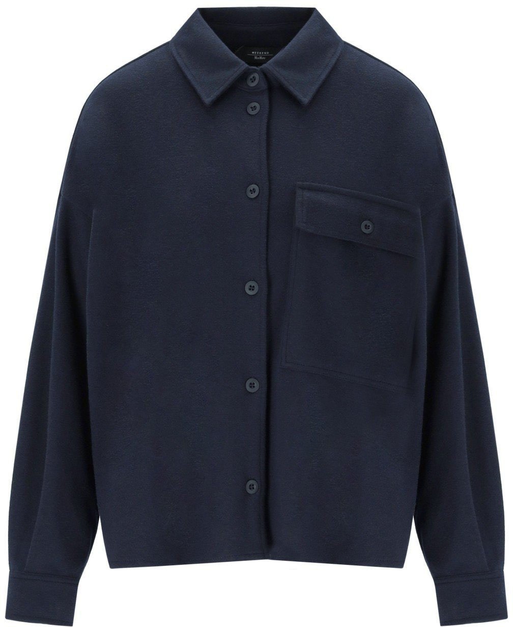 Max Mara MAX MARA VWEEKEND NANCY SHIRT JACKET Blauw