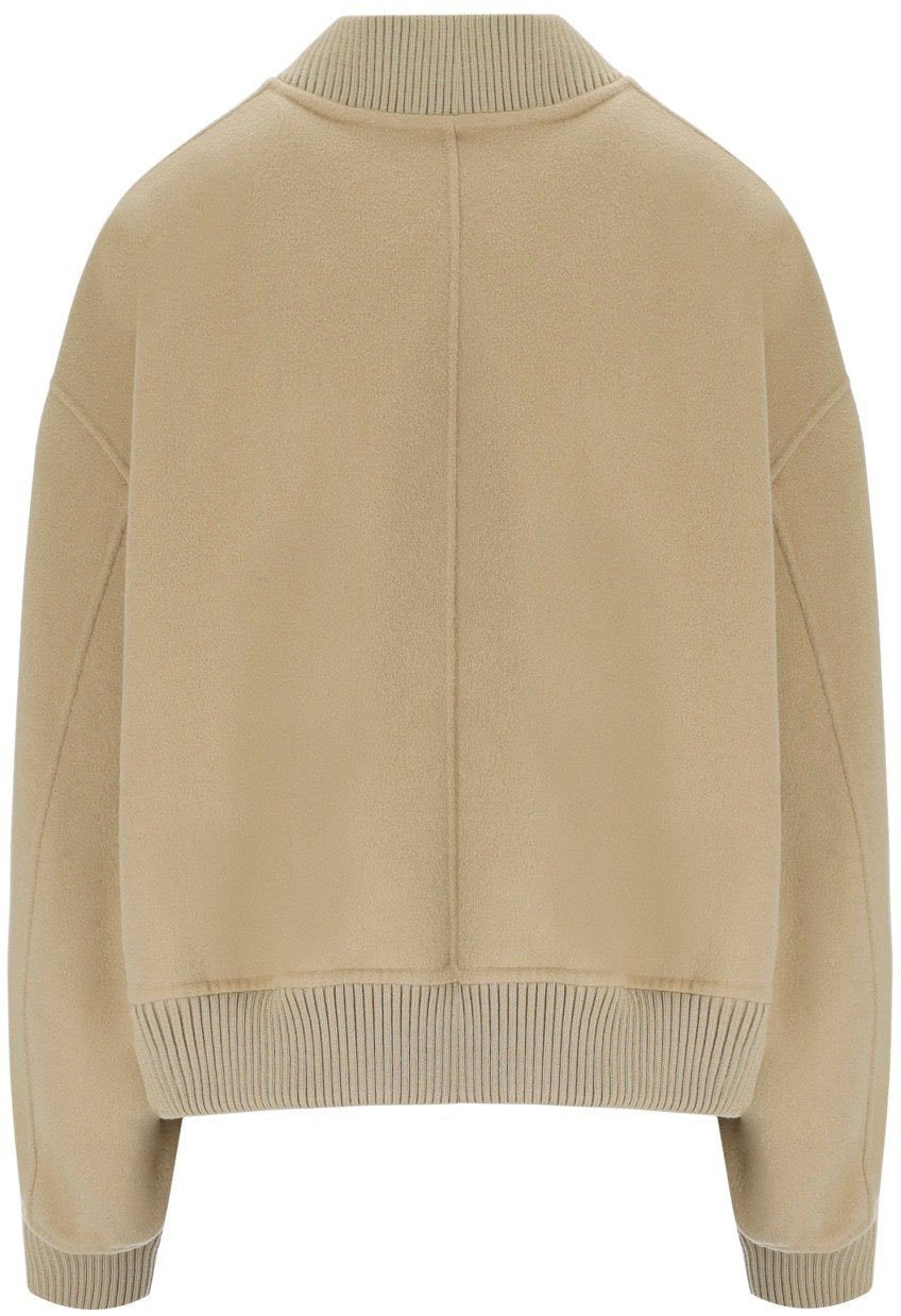 Max Mara MAX MARA WEEKEND ZELANTE BOMBER JACKET Beige
