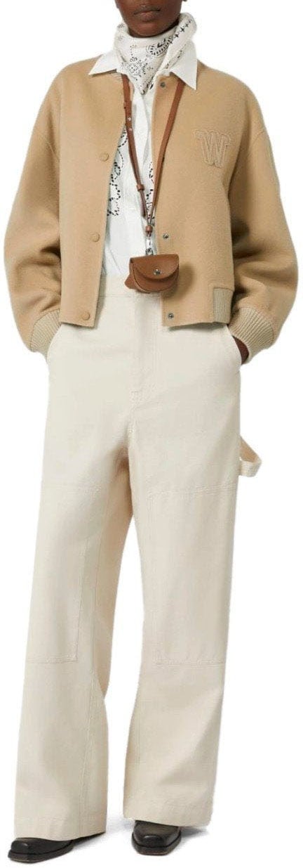 Max Mara MAX MARA WEEKEND ZELANTE BOMBER JACKET Beige