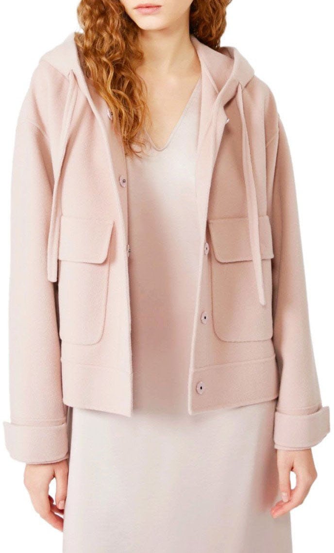 Max Mara MAX MARA WEEKEND GARY HOODED JACKET Roze