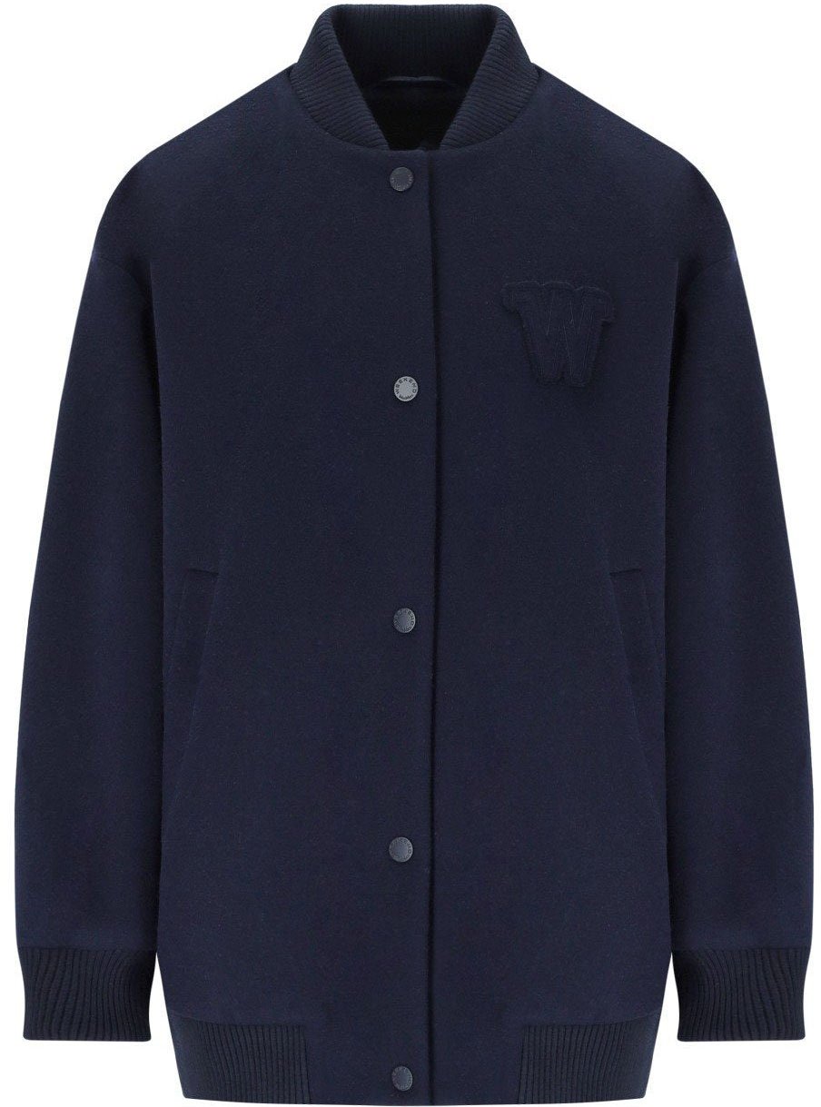 Max Mara MAX MARA WEEKEND ADORNI BOMBER JACKET Blauw