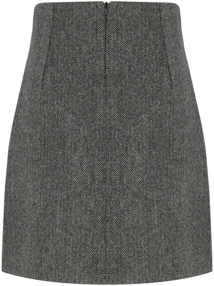Max Mara MAX MARA WEEKEND MARCHE GREY SKIRT Grijs