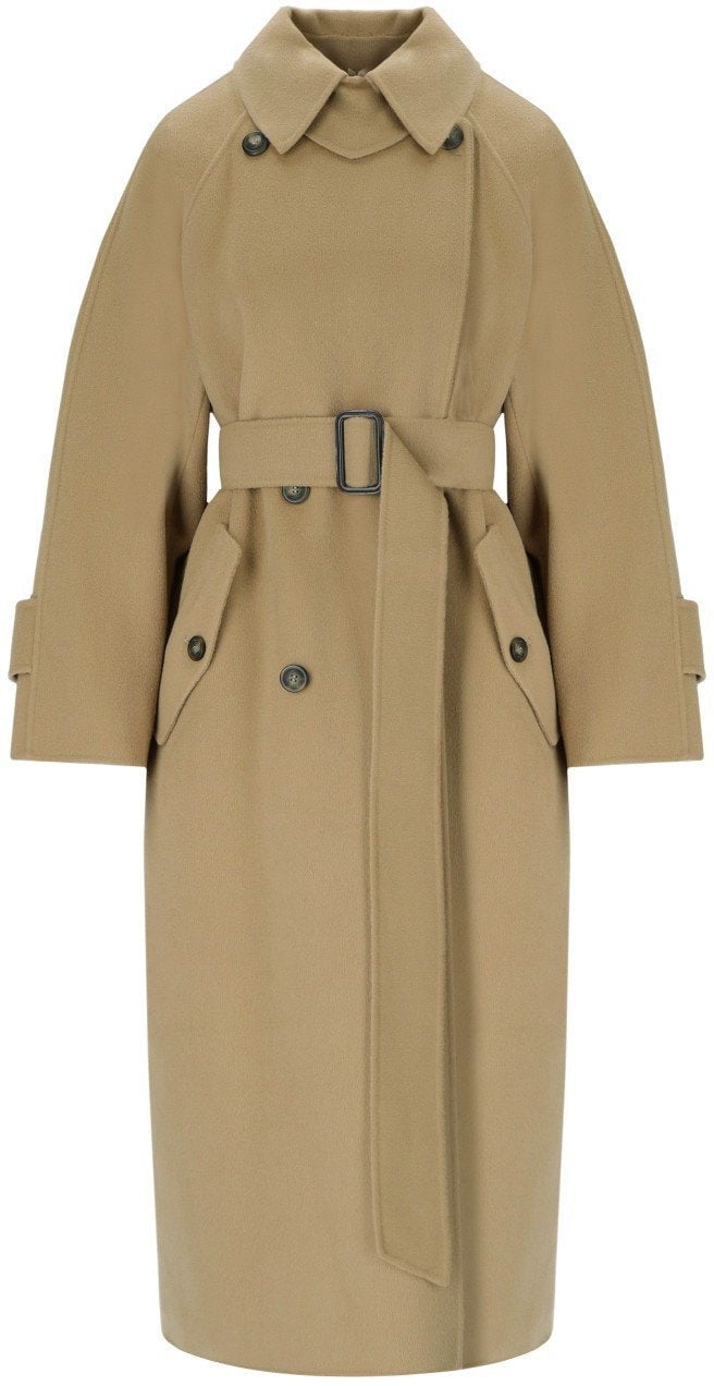Max Mara MAX MARA WEEKEND CADINE CAMEL BELTED COAT Bruin