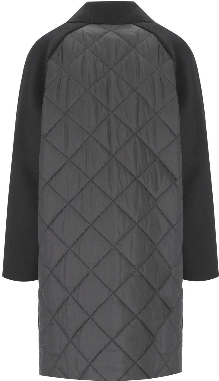 Max Mara MAX MARA WEEKEND ZOLFO DOUBLE-BREASTED COAT Zwart