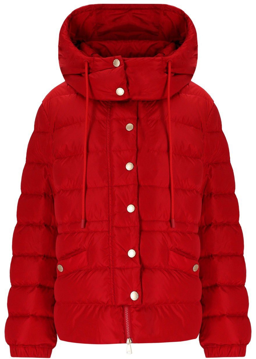 Max Mara MAX MARA WEEKEND SAX HOODED DOWN JACKET Rood