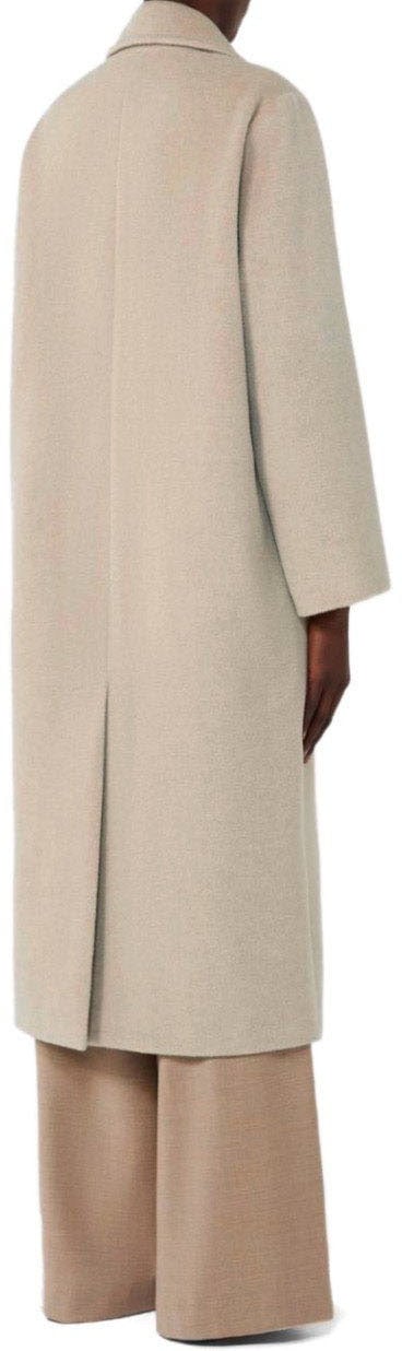 Max Mara MAX MARA WEEKEND ZUFOLO LIGHT DOUBLE-BREASTED COAT Beige