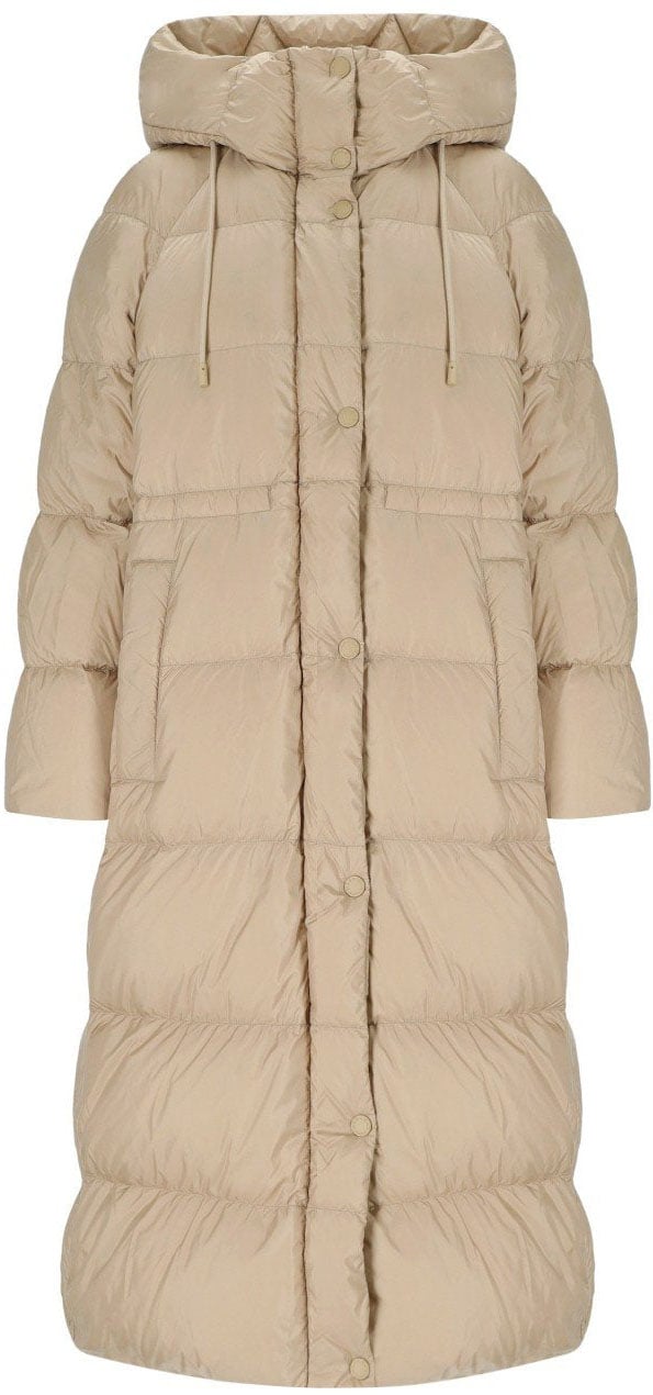 Max Mara MAX MARA WEEKEND NOVAK REVERSIBLE HOODED DOWN JACKET Beige