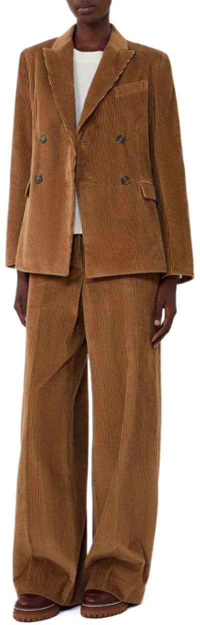 Max Mara MAX MARA WEEKEND KATANGA DOUBLE-BREASTED BLAZER Bruin