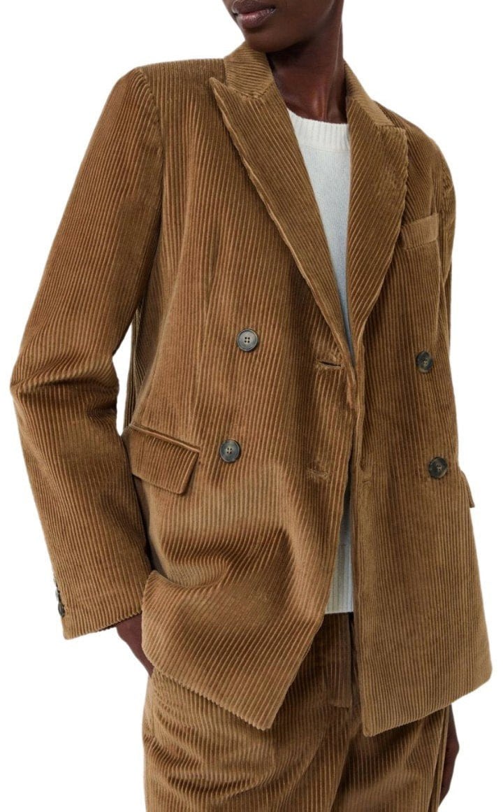 Max Mara MAX MARA WEEKEND KATANGA DOUBLE-BREASTED BLAZER Bruin