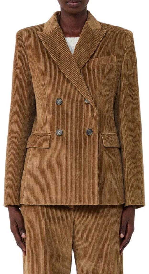 Max Mara MAX MARA WEEKEND KATANGA DOUBLE-BREASTED BLAZER Bruin