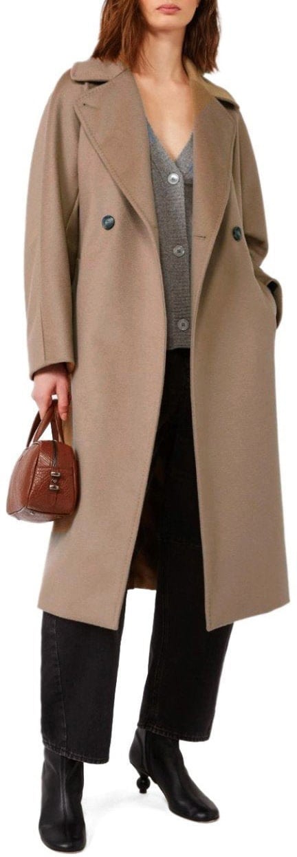 Max Mara MAX MARA WEEKEND RESINA BELTED COAT Bruin