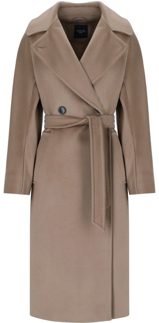 Max Mara MAX MARA WEEKEND RESINA BELTED COAT Bruin
