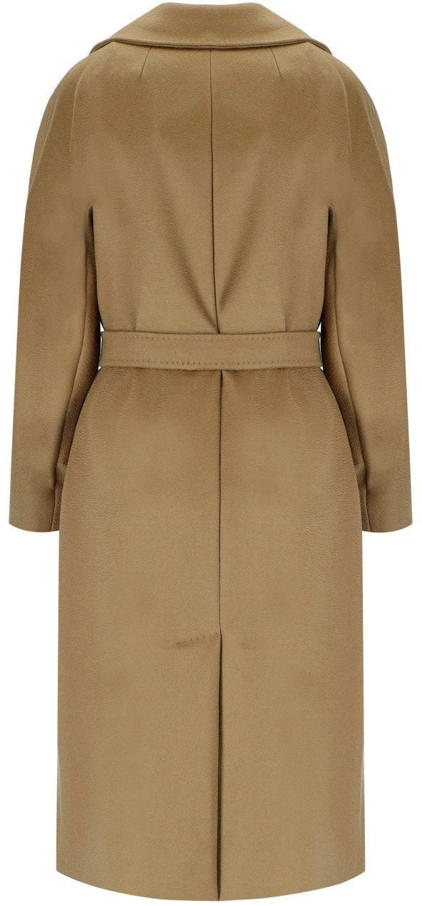 Max Mara MAX MARA WEEKEND RESINA CAMEL BELTED COAT Bruin