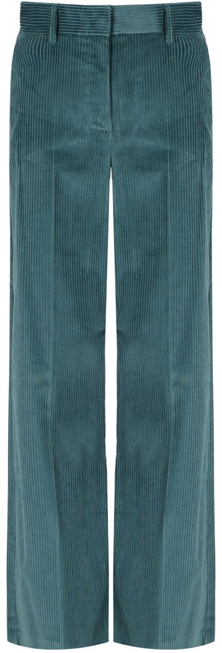 Max Mara MAX MARA WEEKEND TANIA MISTY BLUE PANTS Groen