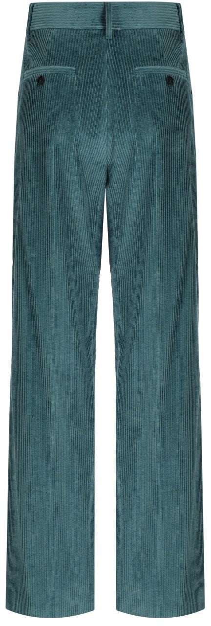Max Mara MAX MARA WEEKEND TANIA MISTY BLUE PANTS Groen