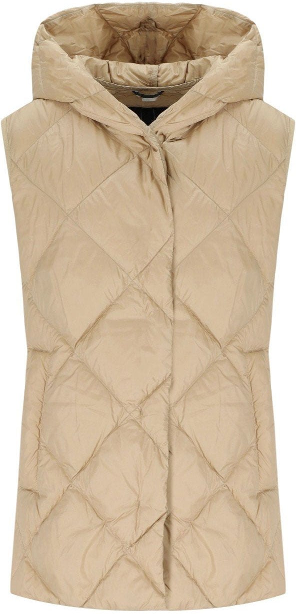 Max Mara MAX MARA WEEKEND FRUTTO HOODED VEST Beige