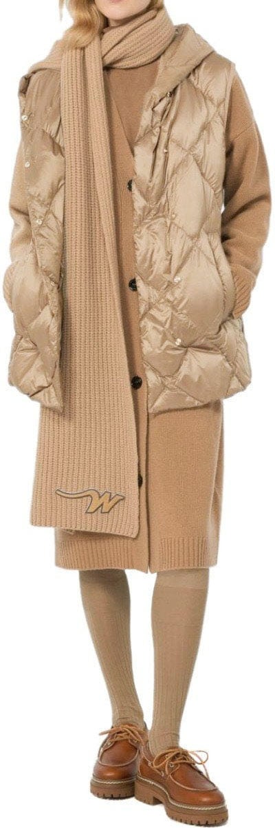 Max Mara MAX MARA WEEKEND FRUTTO HOODED VEST Beige