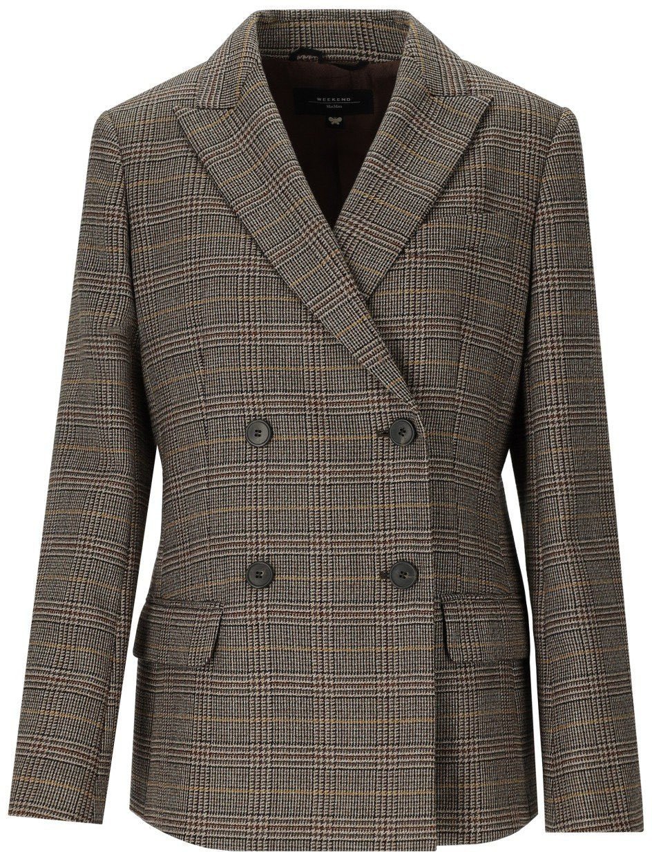 Max Mara MAX MARA WEEKEND GIOVE DOUBLE-BREASTED BLAZER Bruin