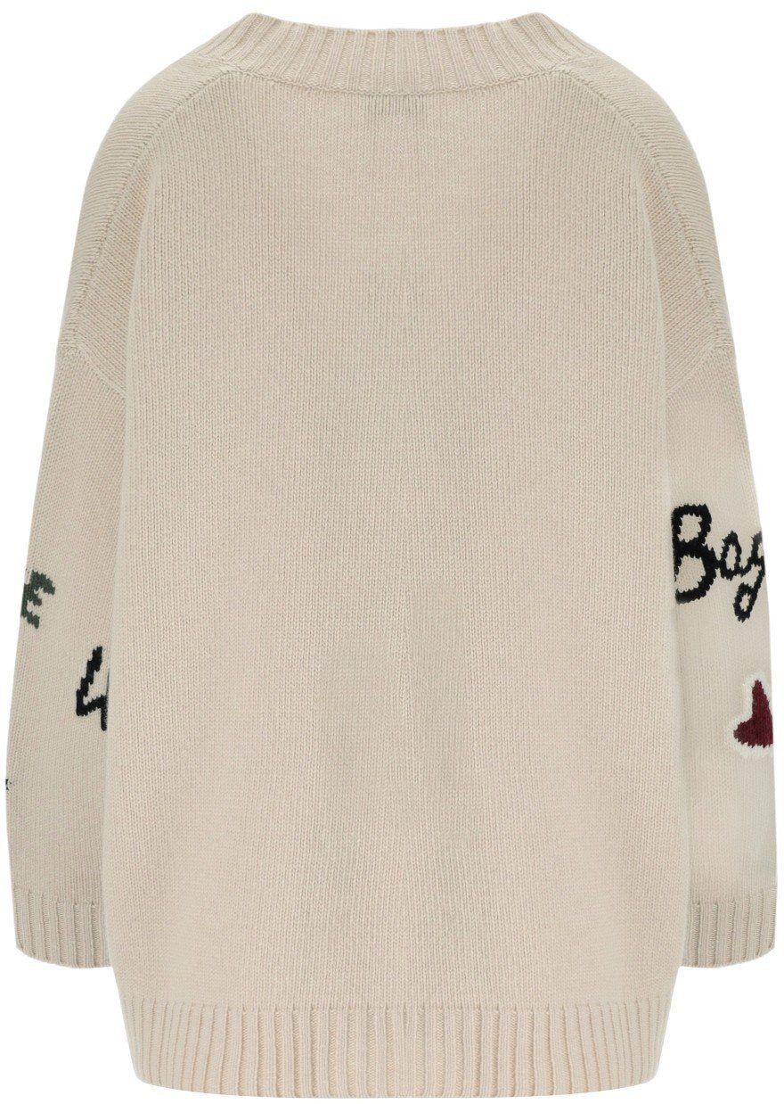 Max Mara MAX MARA WEEKEND BELGIO ECRU CARDIGAN Beige