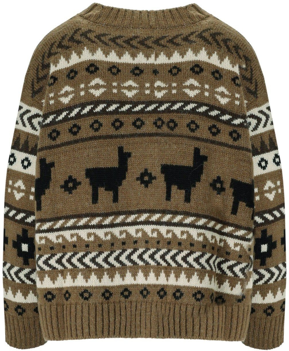 Max Mara MAX MARA WEEKEND OVATTA CAMEL CARDIGAN Bruin