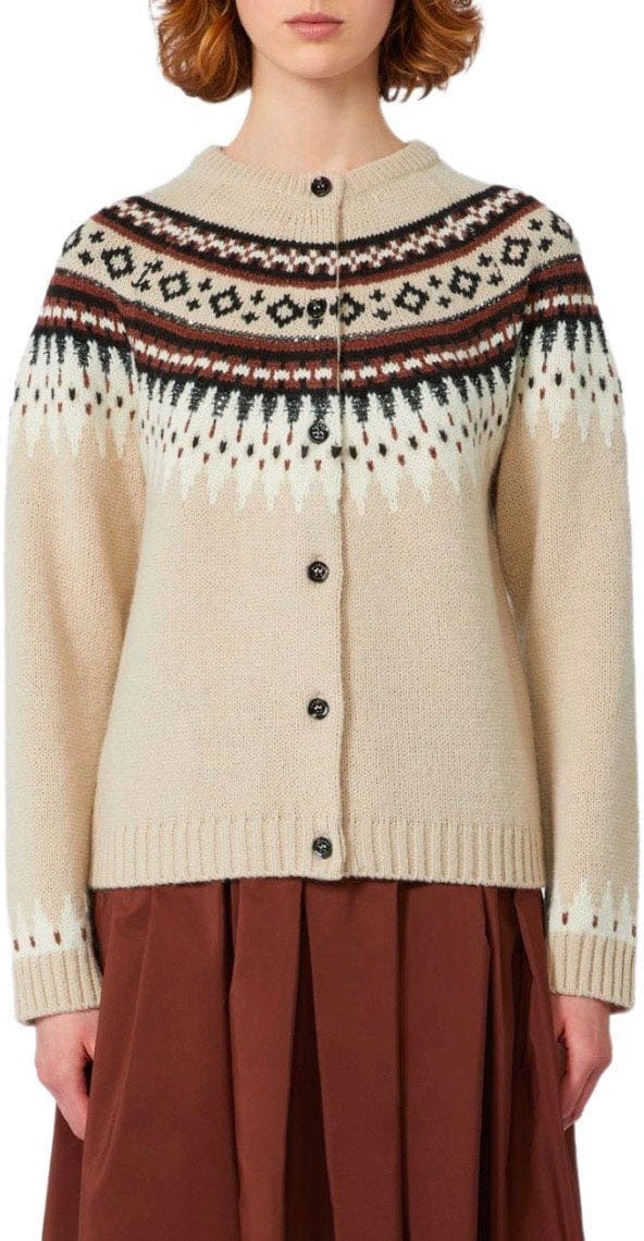 Max Mara MAX MARA WEEKEND CABIRIA1234 CARDIGAN Beige