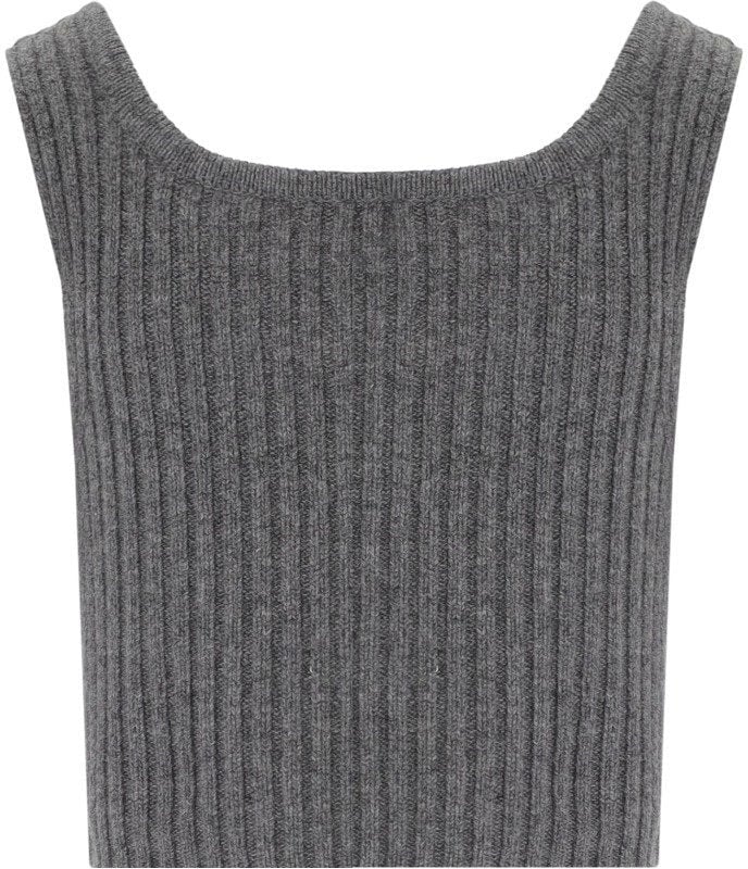 Max Mara MAX MARA WEEKEND ZURCA ANTHRACITE GREY TOP Grijs